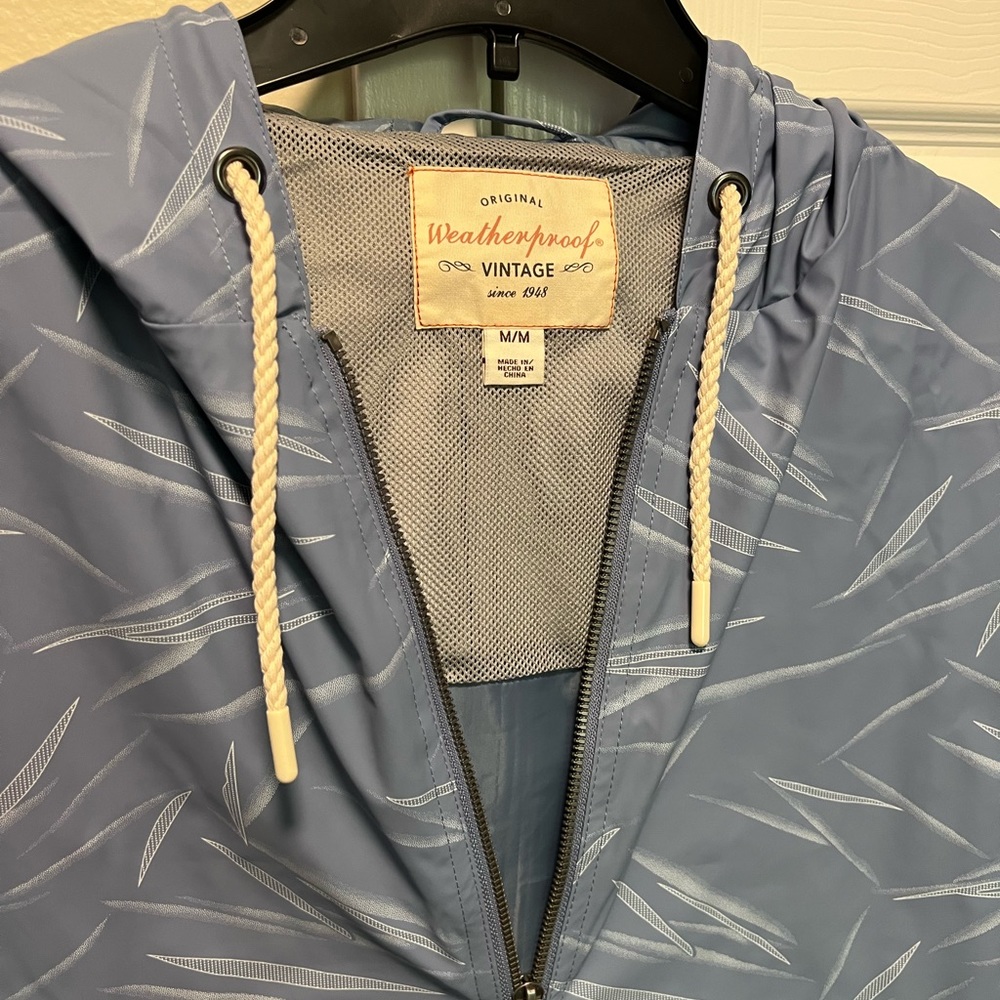 NWT Weatherproof Vintage Blue Pattern Jacket - Picture 7 of 11